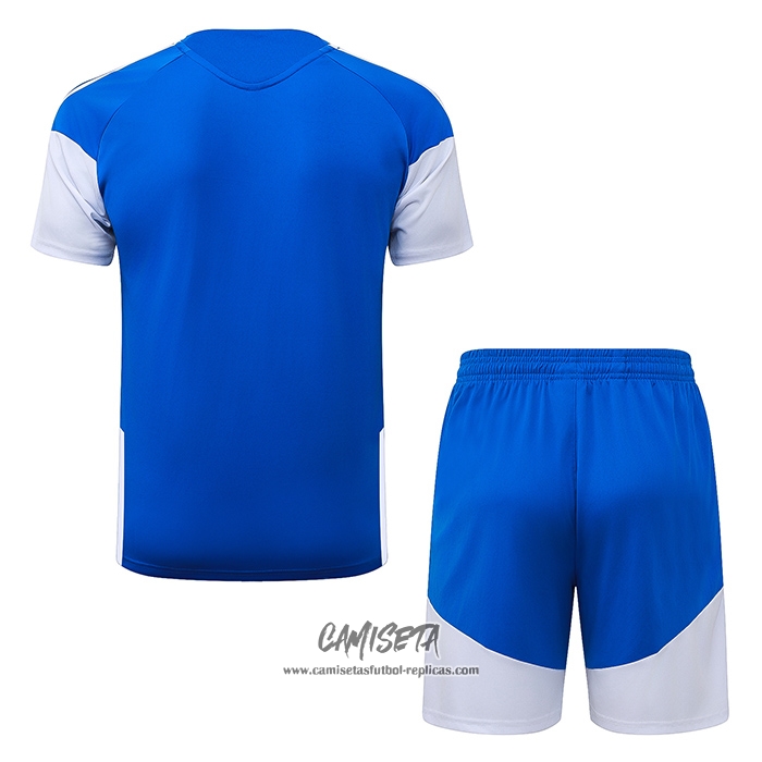 Chandal del Juventus 2026-2027 Manga Corta Azul - Pantalon Corto